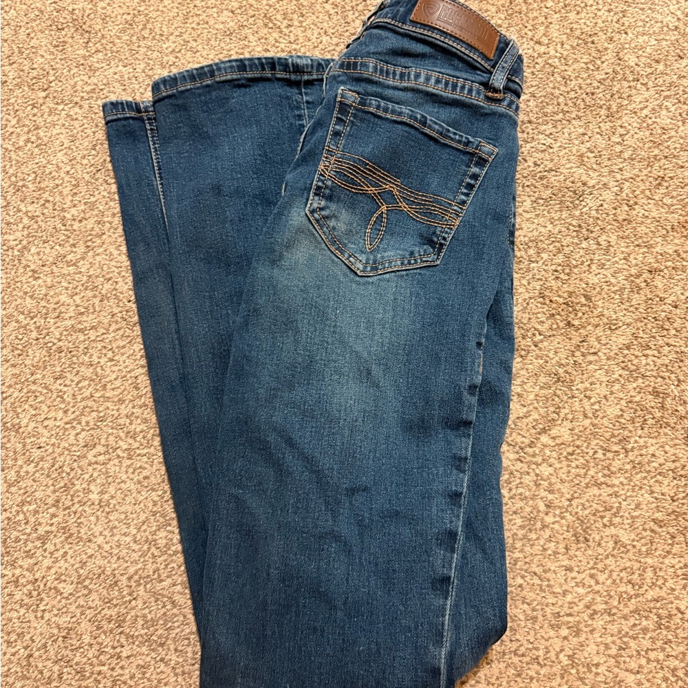 Rock & Roll Cowgirl Women's Dark Blue Straight Jeans